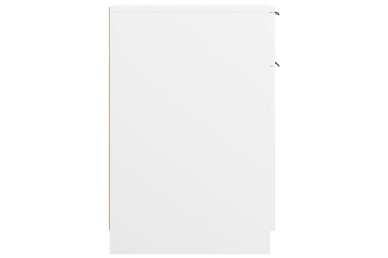 beBasic Skrivebordskap hvit 33,5x50x75 cm konstruert tre - Hvit - Skatoll