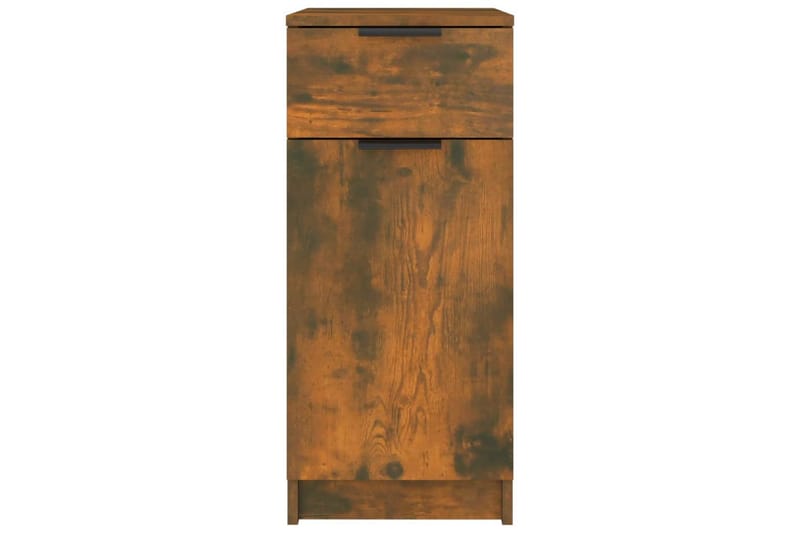 beBasic Skrivebordskap røkt eik 33,5x50x75 cm konstruert tre - Brun - Oppbevaring - Oppbevaringsmøbler - Kommode - Skatoll