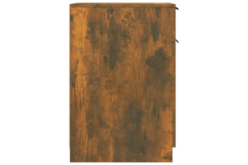 beBasic Skrivebordskap røkt eik 33,5x50x75 cm konstruert tre - Brun - Oppbevaring - Oppbevaringsmøbler - Kommode - Skatoll