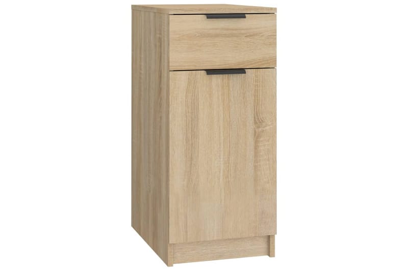 beBasic Skrivebordskap sonoma eik 33,5x50x75 cm konstruert tre - Brun - Oppbevaring - Oppbevaringsmøbler - Kommode - Skatoll
