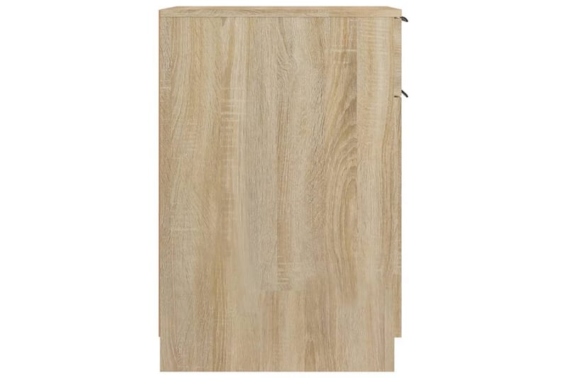 beBasic Skrivebordskap sonoma eik 33,5x50x75 cm konstruert tre - Brun - Oppbevaring - Oppbevaringsmøbler - Kommode - Skatoll