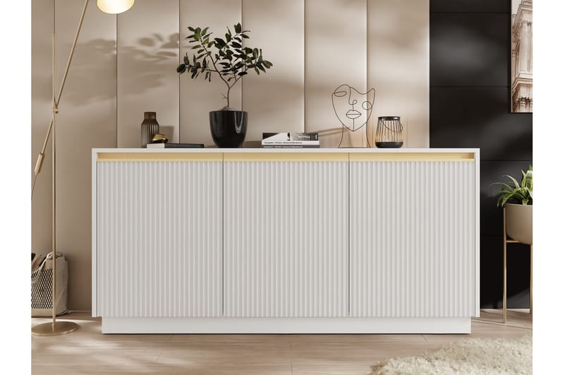 Bolstan Kommode 154 cm - Hvit - Oppbevaring - Oppbevaringsmøbler - Kommode