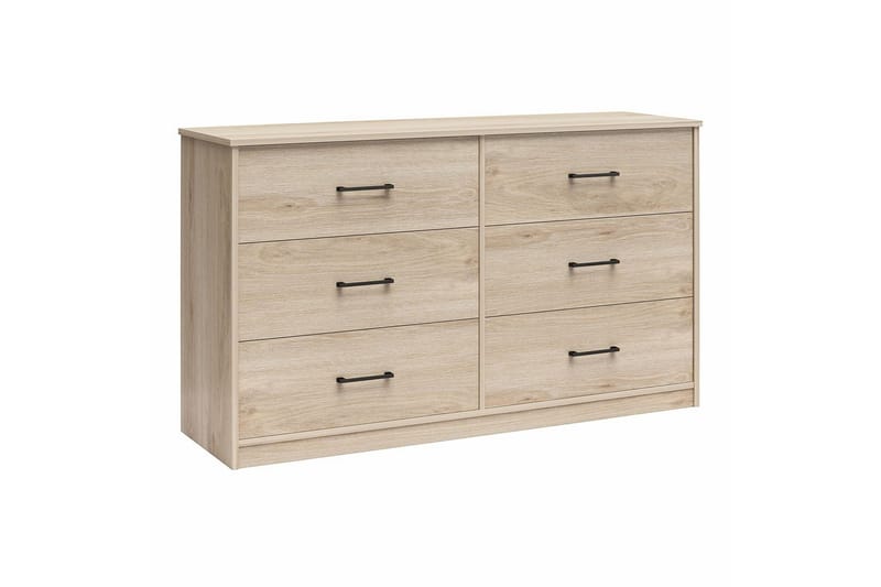 Kommode BrEZ 136x40x76 cm, Lys eik - 136x40x76 cm, Lys eik - Oppbevaring - Oppbevaringsmøbler - Kommode