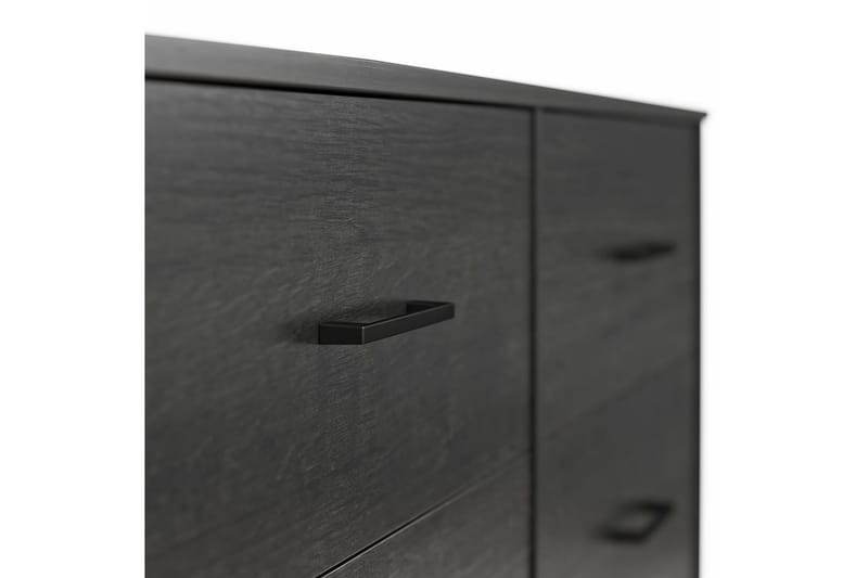 Kommode BrEZ 136x40x76 cm, Svart eik - 136x40x76 cm, Svart eik - Oppbevaring - Oppbevaringsmøbler - Kommode