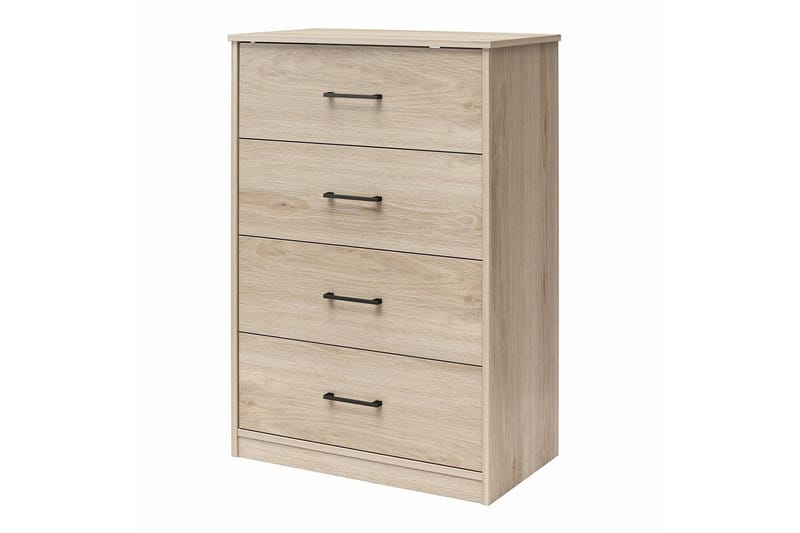 Kommode BrEZ 71x40x102 cm, Blond eik - 71x40x102 cm, Blond eik - Oppbevaring - Oppbevaringsmøbler - Kommode