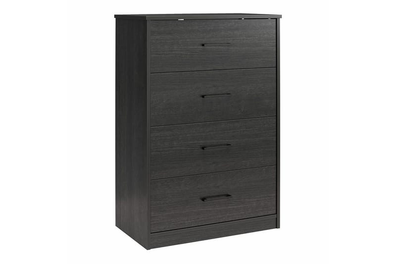 Kommode BrEZ 71x40x102 cm, Svart eik - 71x40x102 cm, Svart eik - Oppbevaring - Oppbevaringsmøbler - Kommode