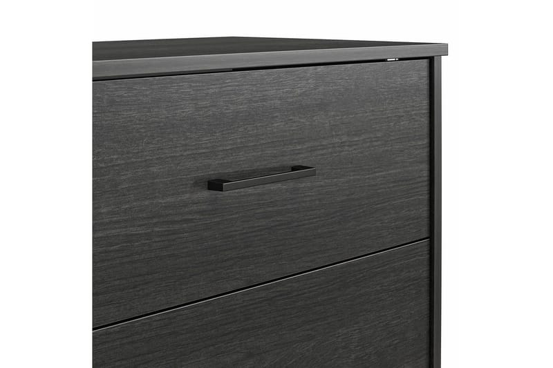 Kommode BrEZ 71x40x102 cm, Svart eik - 71x40x102 cm, Svart eik - Oppbevaring - Oppbevaringsmøbler - Kommode