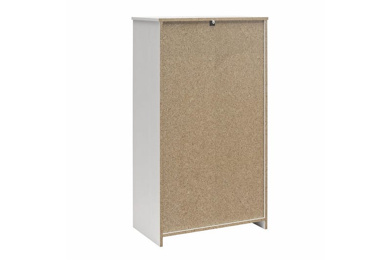 Kommode BrEZ 71x40x126 cm, Hvit - 71x40x126 cm, Hvit - Oppbevaring - Oppbevaringsmøbler - Kommode