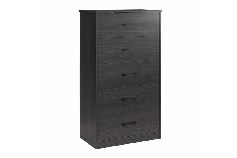 Kommode BrEZ 71x40x126 cm, Svart eik - 71x40x126 cm, Svart eik - Oppbevaring - Oppbevaringsmøbler - Kommode