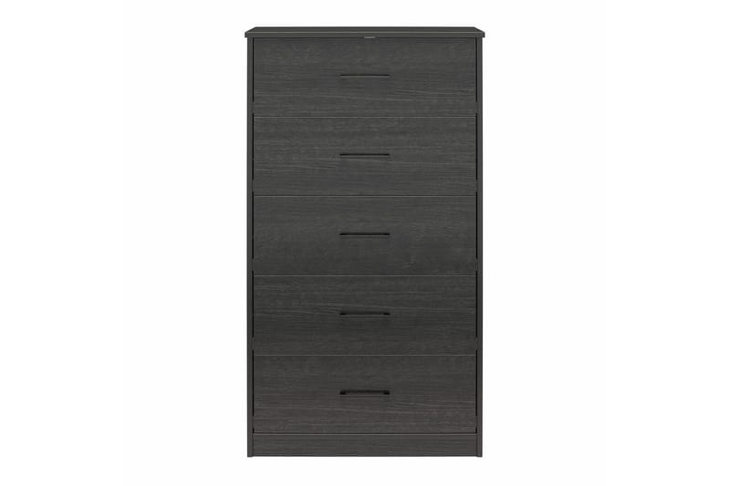Kommode BrEZ 71x40x126 cm, Svart eik - 71x40x126 cm, Svart eik - Oppbevaring - Oppbevaringsmøbler - Kommode