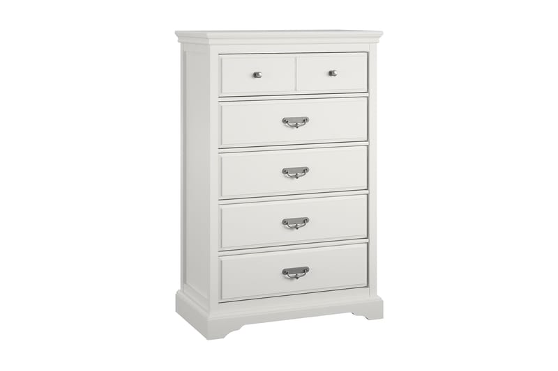 Bristol Kommode 88x49 cm 5 Skuffer Hvit, Dorel Home