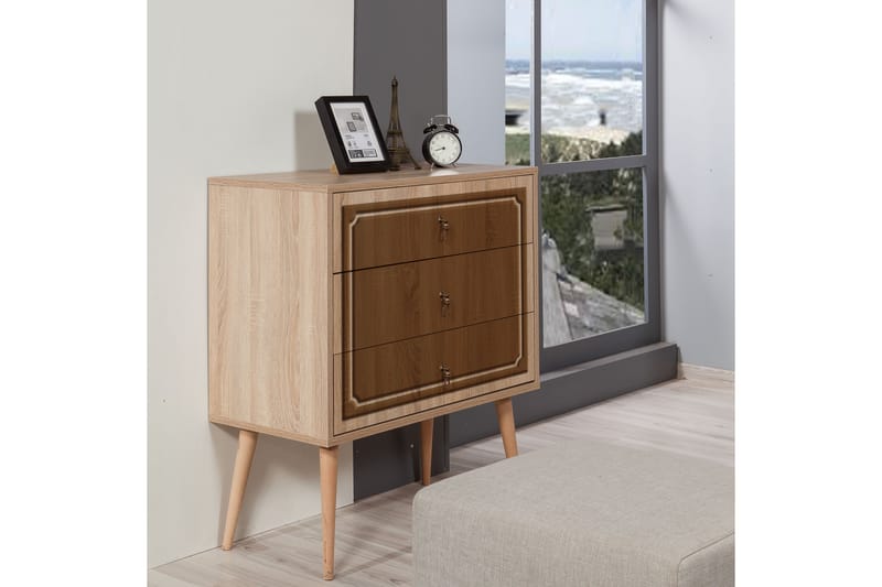 Brokind Kommode 90 cm - Brun - Oppbevaring - Oppbevaringsmøbler - Kommode - Entrekommode
