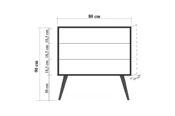 Brokind Kommode 90 cm - Brun - Oppbevaring - Oppbevaringsmøbler - Kommode - Entrekommode
