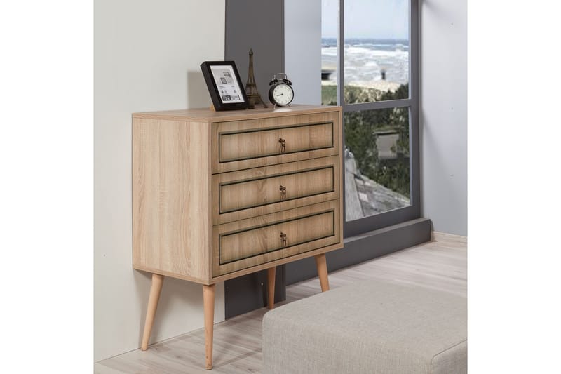 Brokind Kommode 90 cm - Brun - Oppbevaring - Oppbevaringsmøbler - Kommode - Entrekommode