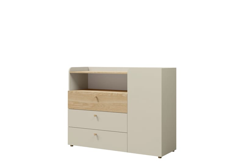 Buhan Kommode 120 cm - Beige / Brun - Oppbevaring - Oppbevaringsmøbler - Kommode