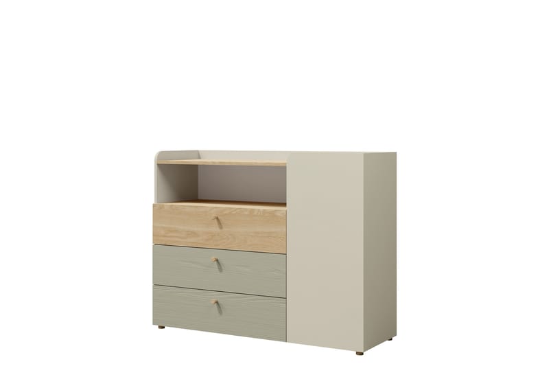 Buhan Kommode 120 cm - Beige / Brun - Oppbevaring - Oppbevaringsmøbler - Kommode