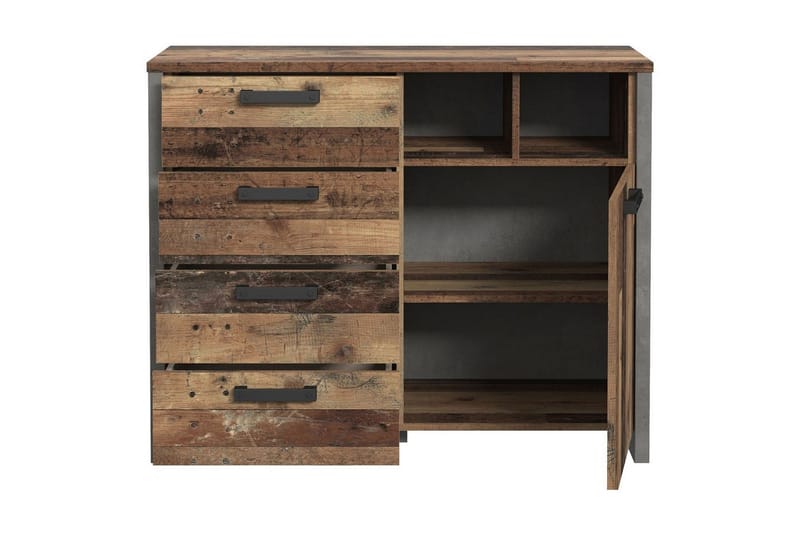 Cadle Kommode 107 cm - Brun/Grå - Oppbevaring - Oppbevaringsmøbler - Kommode