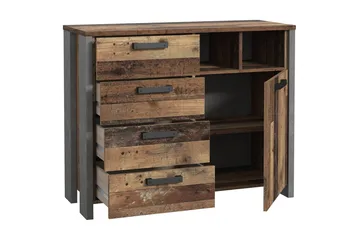 Cadle Kommode 107 cm - Brun/Grå - Oppbevaring - Oppbevaringsmøbler - Kommode