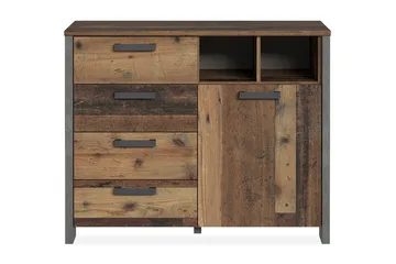 Cadle Kommode 107 cm - Brun/Grå - Oppbevaring - Oppbevaringsmøbler - Kommode