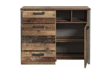 Cadle Kommode 107 cm - Brun/Grå - Oppbevaring - Oppbevaringsmøbler - Kommode