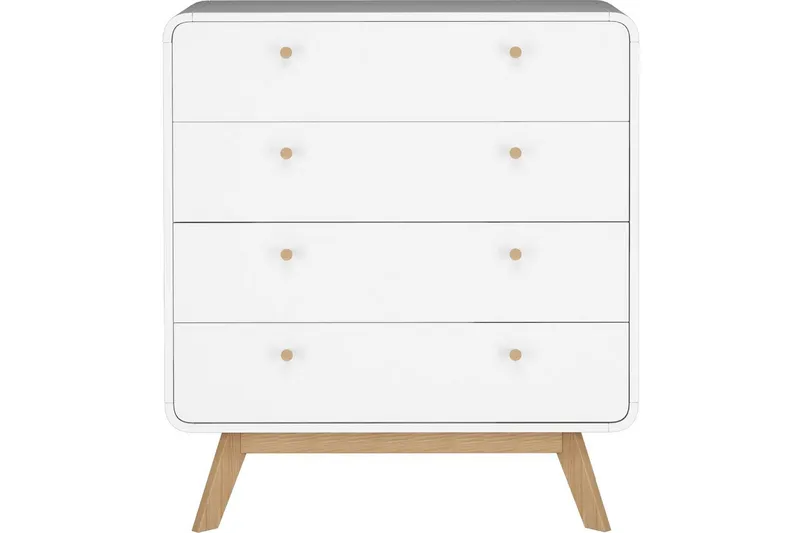 Kommode Cassie Hvit/Hvit - Hvit/Hvit - Oppbevaring - Oppbevaringsmøbler - Kommode - Entrekommode