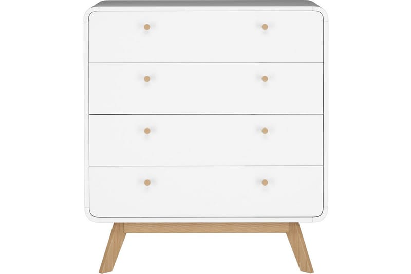 Kommode Cassie Hvit/Hvit - Hvit/Hvit - Oppbevaring - Oppbevaringsmøbler - Kommode - Entrekommode
