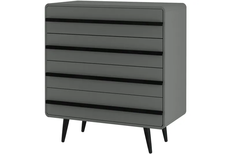 Kommode Chantal Grå - Grå - Oppbevaring - Oppbevaringsmøbler - Kommode