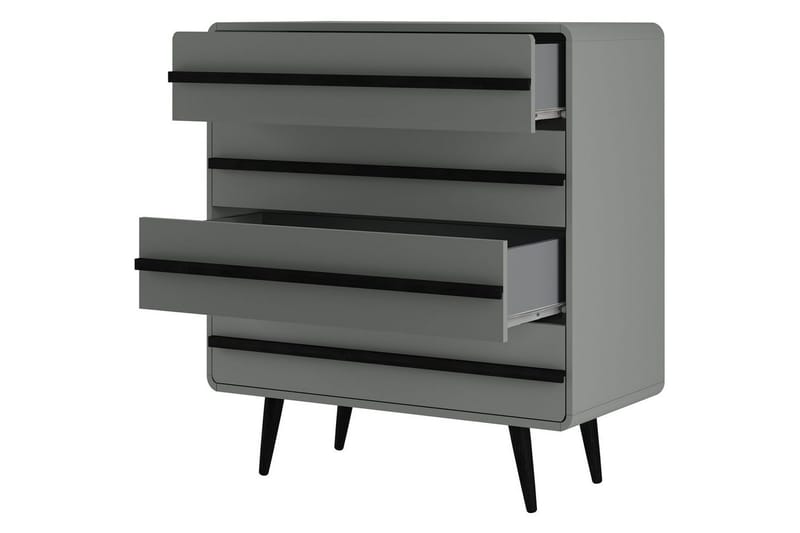 Kommode Chantal Grå - Grå - Oppbevaring - Oppbevaringsmøbler - Kommode - Entrekommode