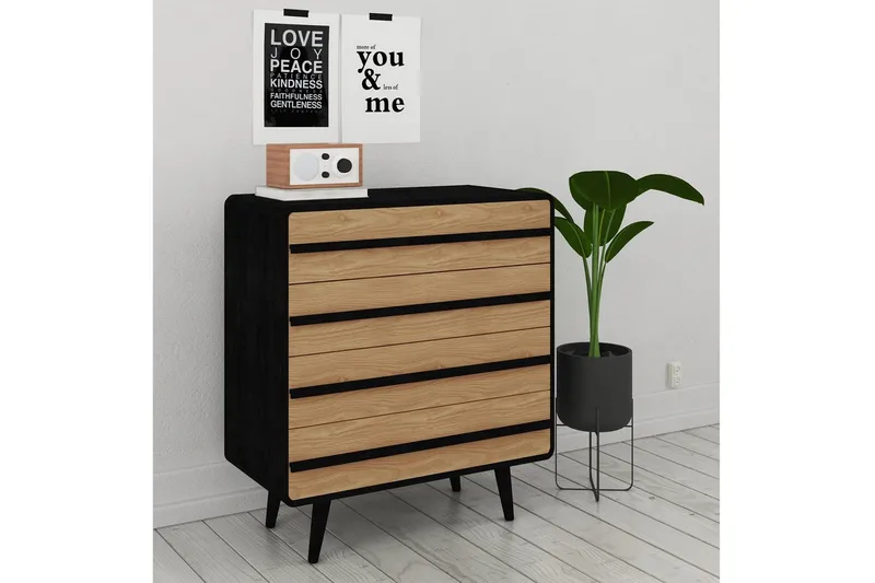 Kommode Chantal Natur - Natur - Oppbevaring - Oppbevaringsmøbler - Kommode