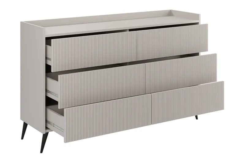 Chiku Kommode 150 cm - Beige - Oppbevaring - Oppbevaringsmøbler - Kommode