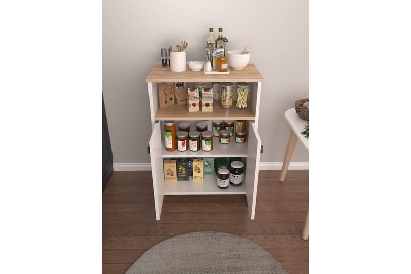 Cladells kommode 62 cm - Hvit - Oppbevaring - Oppbevaringsmøbler - Kommode - Entrekommode
