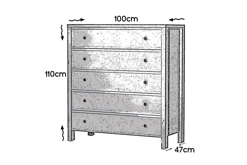 Comfortale Kommode - Oppbevaring - Oppbevaringsmøbler - Kommode - Entrekommode