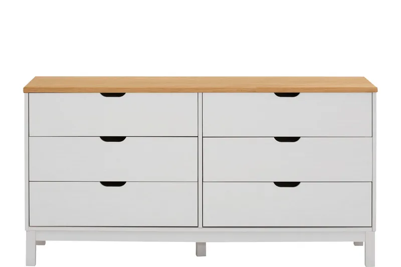 Crotone Kommode 150x39 cm, Hvit