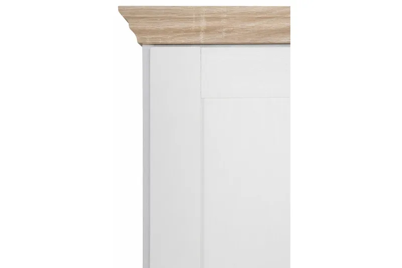 Dareia Kommode 75 cm - Hvit / Brun - Oppbevaring - Oppbevaringsmøbler - Kommode - Entrekommode
