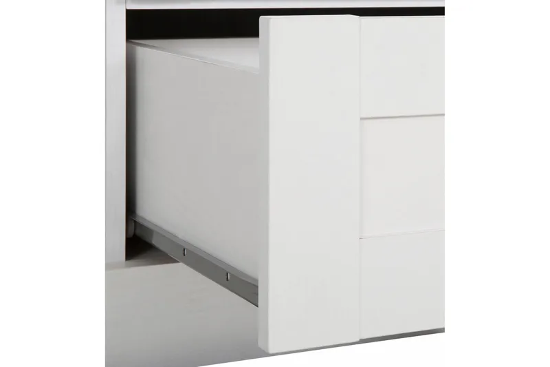 Dareia Kommode 75 cm - Hvit / Brun - Oppbevaring - Oppbevaringsmøbler - Kommode - Entrekommode