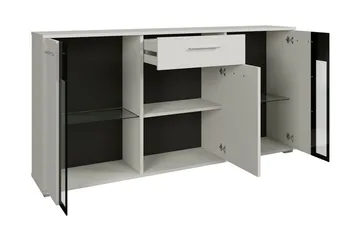 Deardorf Komoda + LED 140 cm - Tre/natur - Oppbevaring - Oppbevaringsmøbler - Kommode - Entrekommode