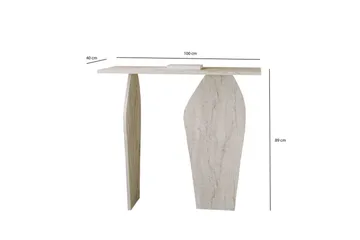 Decorotika Kommode 100 cm - Travertin - Møbler - Bord - Avlastningsbord - Konsollbord
