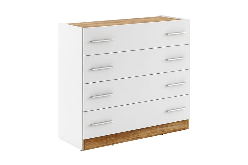 Dentro Kommode 100x40x90 cm - Beige / Hvit - Oppbevaring - Oppbevaringsmøbler - Kommode - Entrekommode