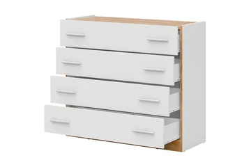 Dentro Kommode 100x40x90 cm - Beige / Hvit - Oppbevaring - Oppbevaringsmøbler - Kommode - Entrekommode