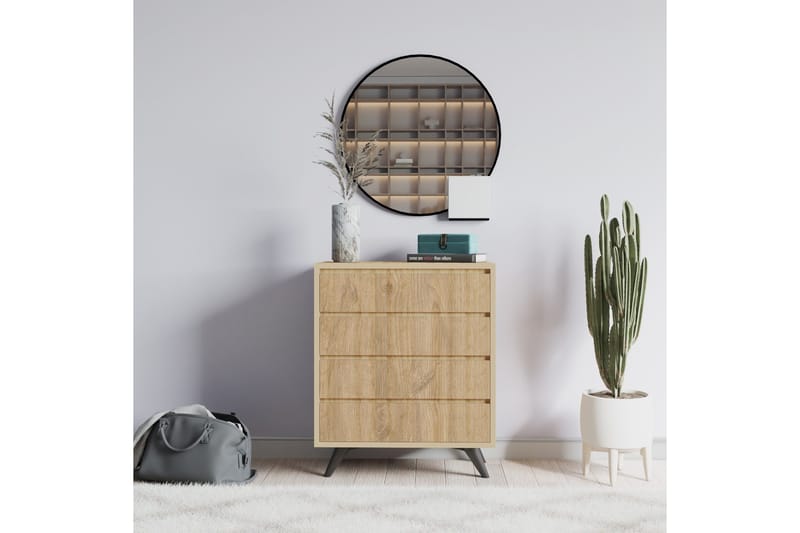 Desgrar Kommode 70x86 cm - Brun - Oppbevaring - Oppbevaringsmøbler - Kommode - Entrekommode