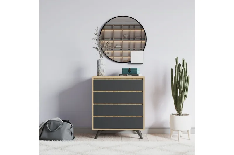 Desgrar Kommode 70x86 cm - Brun - Oppbevaring - Oppbevaringsmøbler - Kommode - Entrekommode