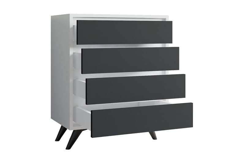Desgrar Kommode 70x86 cm - Hvit - Oppbevaring - Oppbevaringsmøbler - Kommode - Entrekommode
