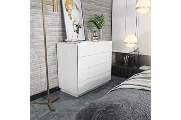 Desgrar Kommode 90x81,6 cm - Hvit - Oppbevaring - Oppbevaringsmøbler - Kommode - Entrekommode