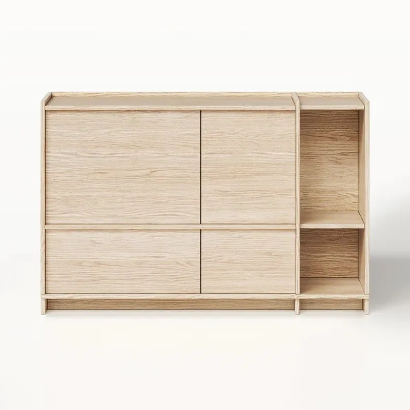 Kommode Deyloris 138 cm, lyst naturtre