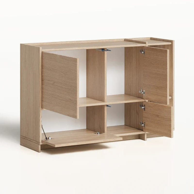 Kommode Deyloris 138 cm - lyst naturtre - Oppbevaring - Oppbevaringsmøbler - Sideboard & skjenker