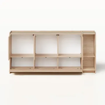 Kommode Deyloris 190 cm - lyst naturtre - Oppbevaring - Oppbevaringsmøbler - Sideboard & skjenker