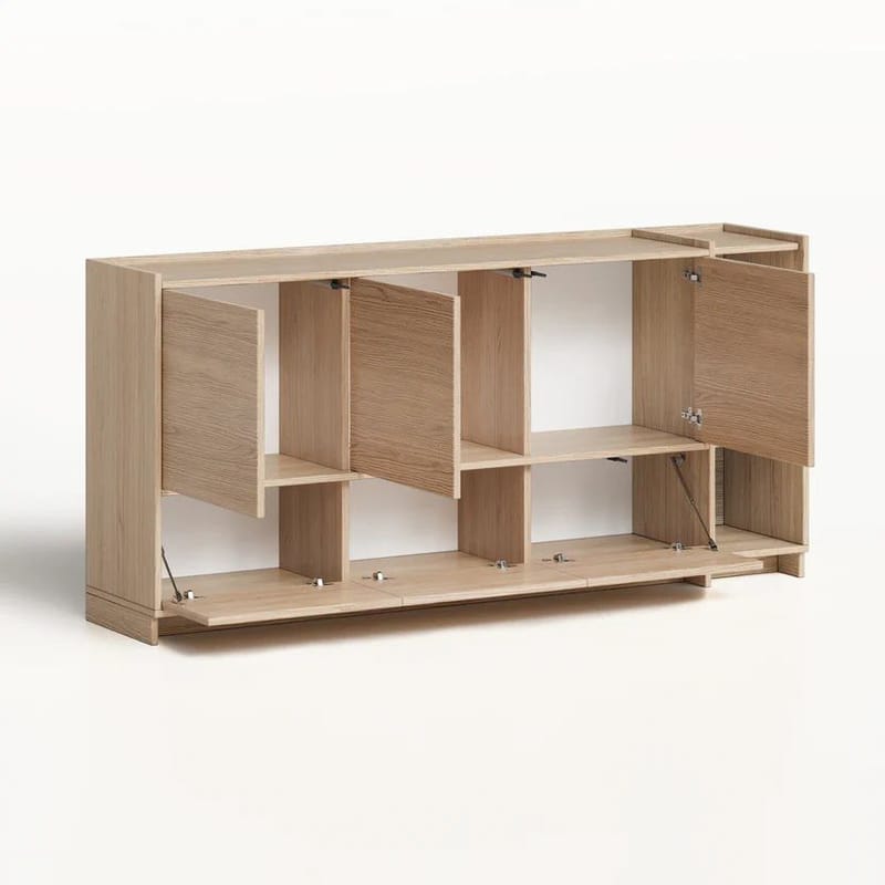 Kommode Deyloris 190 cm - lyst naturtre - Oppbevaring - Oppbevaringsmøbler - Sideboard & skjenker