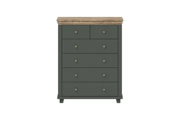 Doade Kommode 171 cm - Grønn|Natur - Oppbevaring - Oppbevaringsmøbler - Kommode - Entrekommode