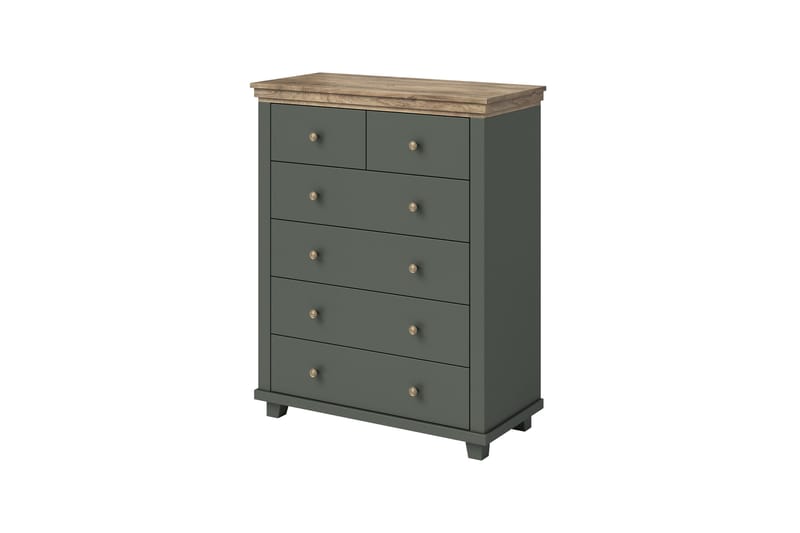 Doade Kommode 171 cm - Grønn|Natur - Oppbevaring - Oppbevaringsmøbler - Kommode - Entrekommode