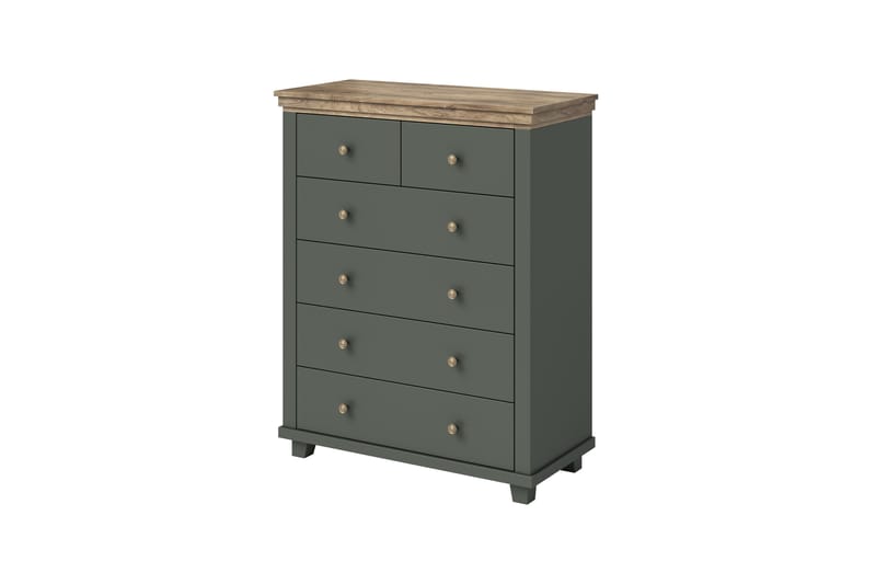 Doade Kommode 211x171 cm - Grønn|Natur - Oppbevaring - Oppbevaringsmøbler - Kommode - Entrekommode